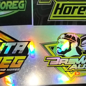 Stiker Sound | Stiker Hologram | Stiker 1 Lembar | Stiker Pack Ukuran 23cm x31cm