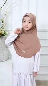 (NEW) FATIMAH Haseena Tudung Sarung Satin Hijab Anak (2-5 thn) Lazy Hijab Kids