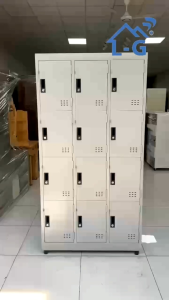 TỦ HỒ SƠ SẮT 12 CỬA – SƠN TĨNH ĐIỆN XÁM GHI LƯU TRỮ TIỆN LỢI (THS-LG)