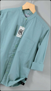 Kemeja Shanghai Panjang Pria Kemeja Koko Pria Lengan Panjang Bahan Cotton Sweding 30s