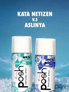 Posh Men Perfumed Spray Ice Cool 150ml - Wanginya Nyegerin Sensasi Dingin -5c Cooling Fresh Effect