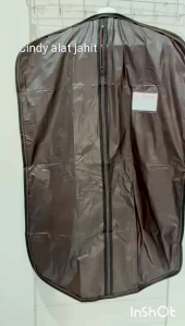 Cover Jas Tempat jas Baju warna Coklat / Sarung jas baju blazer ANTI AIR