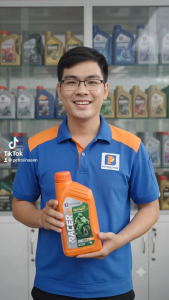 Chính hãng - Dầu nhớt xe máy Petrolimex Racer SF SAE:50 (08L/1Lít) - Nhớt xe số động cơ 4 kỳ