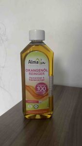 Nước Tẩy Đặc Biệt Almawin Hữu Cơ Hương Cam 500ml: loại bỏ mọi vết dầu mỡ cặn cháy và các vết bẩn cúng đầu