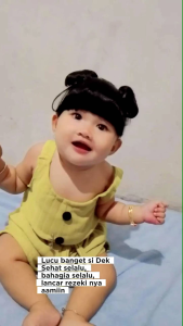 bandana bayi poni bayi wig anak rambut palsu anak model poni