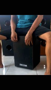 cajon kajon cahon kahon drum box cajon duduk murah akustik murah ekonomis dilapisin kulit dan double snapy