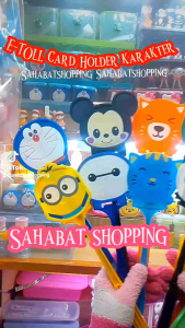 Sahabat Shopping: Holder Kartu E-Toll Serbaguna & Tongkat E-Toll Karakter Lucu