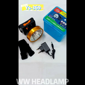 15w Lampu Kepala Terang jauh Rechargeable LED Headlamp Headlight YS-369