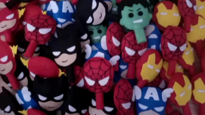 AVENGERS Hiasan Pensil Flanel // Pensil Flanel Karakter // Tudung Pensil Flanel // Pensil Flanel Boneka