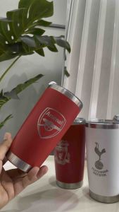 #ARS แก้วเก็บความเย็นขนาด 20 ออนซ์ ยิงเลเซอร์โลโก้สโมสรฟุตบอลทีม อาร์เซนอล