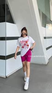 Pollya กางเกงซับใน (M-L) ฟรีไซส์ เอว 24-36 นิ้ว กางเกงสเตย์ขาสั้น กางเกงออกกำลังกาย สีเยอะที่สุด