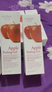 (Bộ Làm Sạch Da 2 Món) GEL TẨY TẾ BÀO CHẾT LÀM SẠCH DA Apple Peeling Gel 180ml HQ Gel Rữa Mặt (Hàng Chính Hãng)