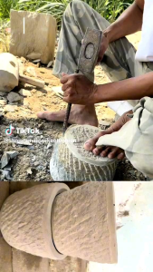 cối đá xanh nguyên khối bên e bao phê bao đẹp cho tất cả mọi người ah cối dùng giã cua muối lạc. muối vừng ớt tỏi đều hợp lý ah