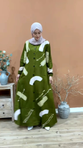 Gamis Obbe A - Gamis Twill Kancing Ld 110 | Batik Twill Pekalongan