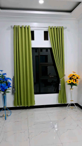 Gorden blackout import untuk jendela dan pintu  Gorden blackout embos safron murah tapi mewah
