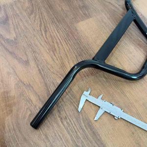 ( MODEL KOTAK ) Stang Sepeda BMX 20 inch Handlebar Setang Steel Handlebars