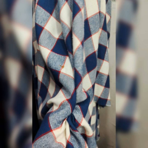 KAIN KATUN FLANEL MOTIF KOTAK IMPORT PREMIUM HARGA PER 0.5 METER