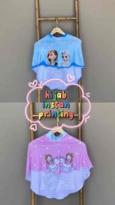 Paket Hijab Instant Printing Anak