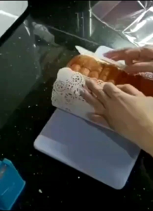 [ 100 PCS ] Kertas Renda / Doyleys PERSEGI & OVAL uk 8\" x 12\" ~ FOOD GRADE