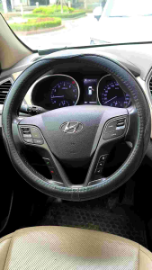 Bọc vô lăng ô tô da bò size 38cm vô lăng xe từ 4 chỗ đến 7 chỗ cực êm bám tay lái