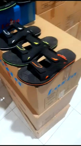 Sandal Cowok Viral Sendal Slop Karet Empuk LOZTA New Series
