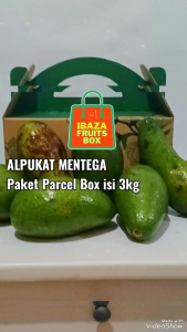 Paket Alpukat Mentega 3kg Kemasan Kardus & Hampers Box Buah Segar Ibaza fruitsBOX