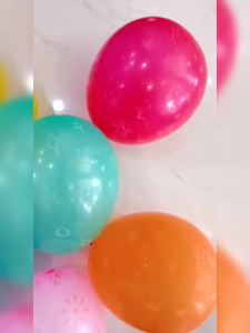 BALON ULANG TAHUN / BALON TONGLE 6INCH / BALON MAINAN ANAK-ANAK / BALON PESTA / BALON WARNA WARNI - 1PCS