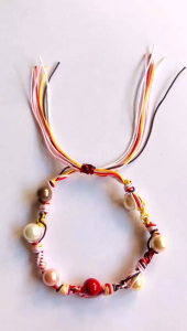 Gelang Tali Mix Mutiara Shell Bisa Request