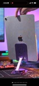 360° Rotating Metal Desk Cellphone Holder Foldable Desktop Mobile Cell Phone Stand Smartphone Bracket Support Universal Phone Holder