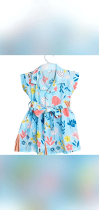 Dres blazer anak perempuan usia 1-6tahun bahan rayon