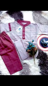Koko Kurta Anak Laki-Laki Bahan Toyobo Songket