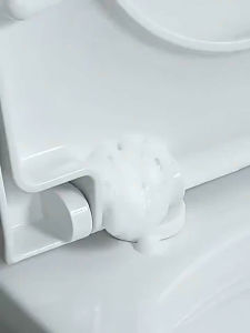 1pc  Professional Toliet Brush Cleaning Side Corners Curved Clean Cleaner Brushes V缝刷