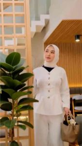 Bella Set Office Look | One Set Remaja Wanita Terbaru | Setelan Casual Daily | One Set Simple