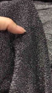 Vải thun nhũ kim tuyến màu bạc (khổ 1m6)co giãn 4 chiều mềm rũ dày vừa may đầm váy dạ hội sự kiện đầm body