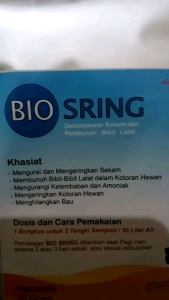 Bio sringpembunuh bibit lalatpengering sekam