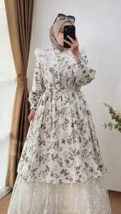 Pakaian Pesta Wanita: Pika Dress & Dress Lengan Panjang Aksen Rend