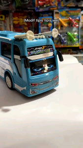 MAINAN MINIATUR BUS TRANS JAKARTA DAN POLISI KODE JSP