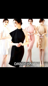dandelia / 188 DRESS JADE(nz) / dress wanita / blouse wanita / atasan wanita / midi dress / party dress / wedges / scuba / fashion wanita