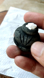 Koleksi bulibuli warna hitam original dekorasi terbatas