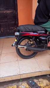 KNALPOT RZ9 PNP MOTOR YAMAHA ALFA TYPE STANDAR RACING HITAM