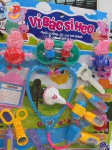Vỉ đồ chơi dụng cụ bác sĩ đồ chơi nhập vai cho bé hàng Việt Nam PeeKaPaw Toys