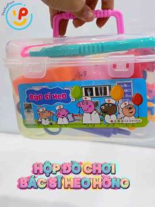 Hộp đồ chơi bác sĩ Heo Hồng 0332 kèm phụ kiện đồ chơi nhập vai hàng Việt Nam– PeeKaPaw Toys