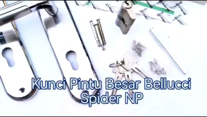 1 Set Kunci Pintu Bellucci SPIDER NP / Kunci Pintu Besar Bellucci Komplit / Kunci Besar Bellucci / Kunci Bellucci Besar / Kunci Pintu Set Premium Quality