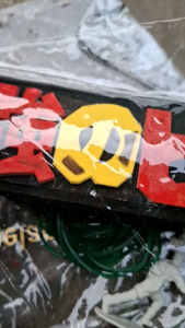 mainan sg kayu onepunch man pakai karet miniatur