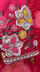 (PREORDER) WOMENS NEW ARRIVALS ETHNIC SAREE WEAR FOR PARTY OCCASION WITH PARTY DESIGN & HANDWORK BLOUSE