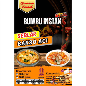 Bumbu Seblak Bakso Aci / boci kuah Instan 1 kg premium kualitas