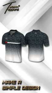 Kaos Jersey Golf Full Printing Berkerah Lengan Pendek Dewasa