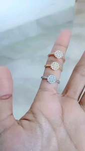 Cincin Cor Bulat & Mata Samping Wanita: Perhiasan Fashion Terbaru