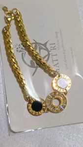 Matt Ri Quality Fashion GoldPlated Bracelet Hypoallergenic Non tarnish017 for women casual accessories