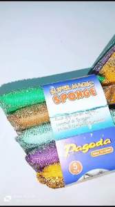 spon piring 5 warna glitter premium